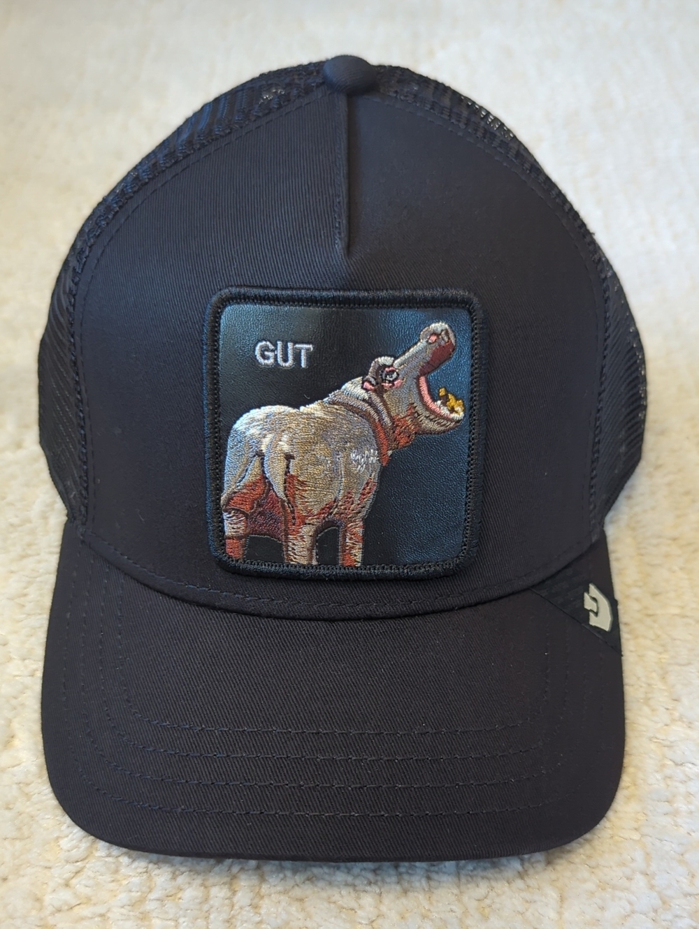 Goorin Bros Gut Hippo Animal Farm Snapback Trucker Hat